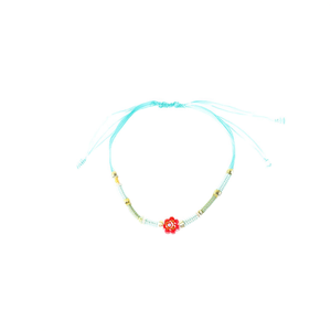 Bracelet en perles de rocaille colorées réglable pour femme, accessoire de mode - Product Image 2