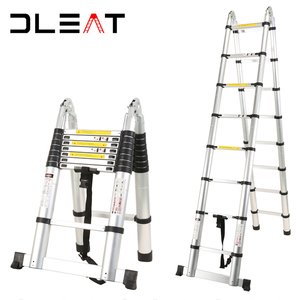 Đôi 2.5m + 2.5M đa sử dụng nhôm kính thiên văn thang mechanismc có thể gập lại mở rộng CẦU THANG - Product Image 4