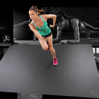 De alta densidad respetuoso del medio ambiente de gimnasio ejercicio yoga mat con zapatos