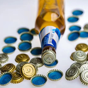 Bán buôn dễ dàng mở tinplate Vòng kim loại kéo vương miện cap bia & nước & nước giải khát & mềm uống chai có nắp đậy chai đóng cửa - Product Image 5