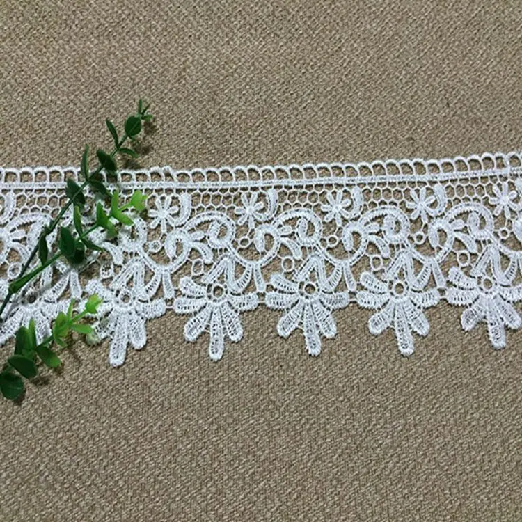 Fashion Design Guipure China Chemical Trim Decorative Embroidery Lace With Great Price