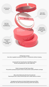 UNNI BOMNAL BEAUTY IN SEOUL PINKCICA CUSHION 15g Cojín de Protección UV Pink Cica para Piel Sensible y Luminosa - Product Image 3