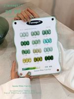 Jianse – Kit de vernis à ongles gel effet œil de chat 56 couleurs Quatre Saisons pour salons de manucure, avec couche de finition blanchissante sans UV/LED, sans UV/LED, sans harnais de lumière UV/LED