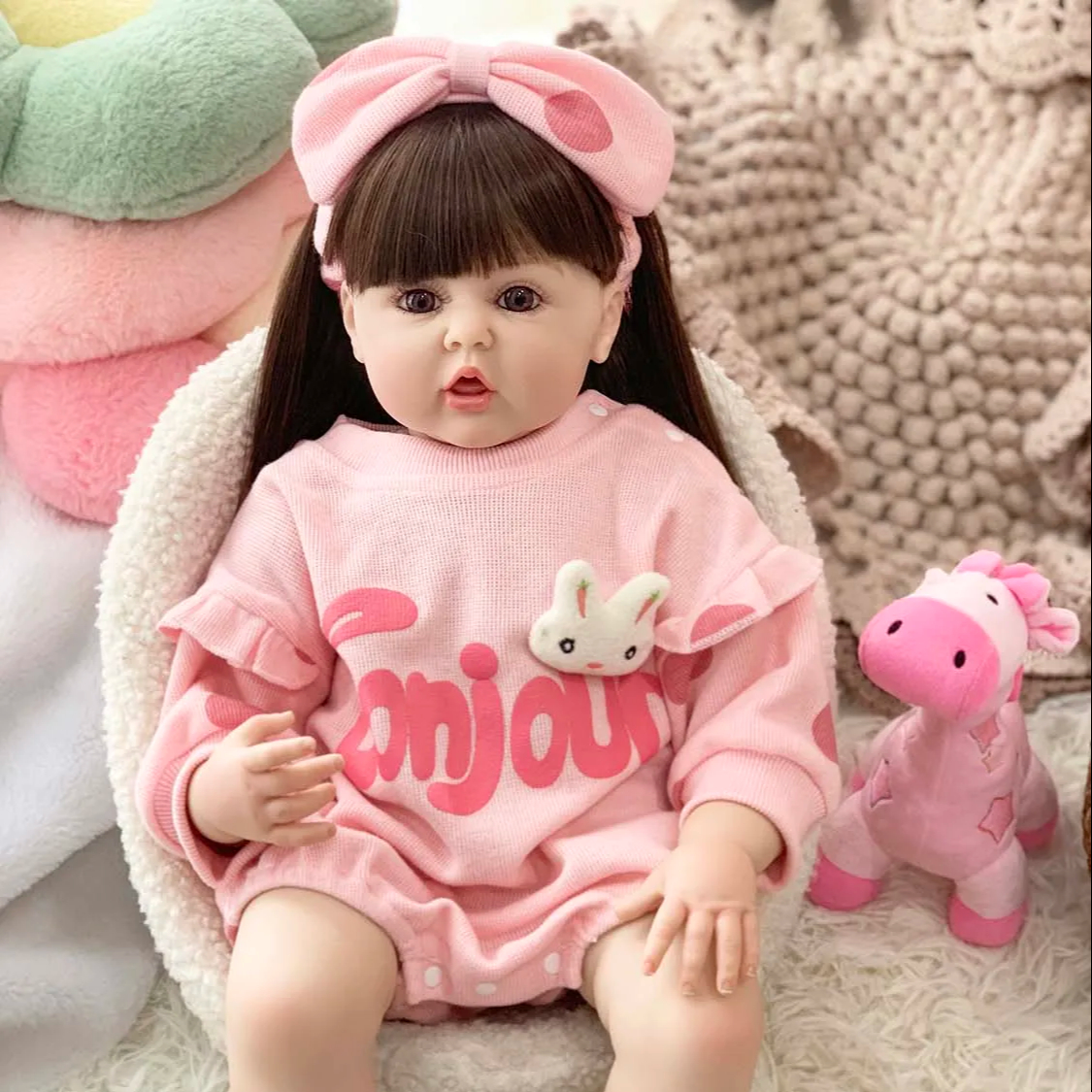 Pipi In Stroller Por Atacado Used Silicone-Reborn-Baby-Dolls-For-SaleモデルKitpanam Reborn Dolls