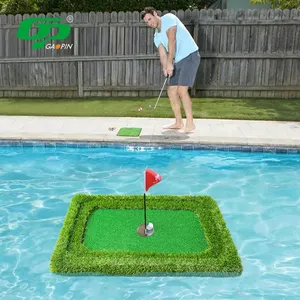 Hot Sales Putting Mat Inflatable Floating Mat Swimming Pool Putting Practice Training At Home Pool Golf Game Mat