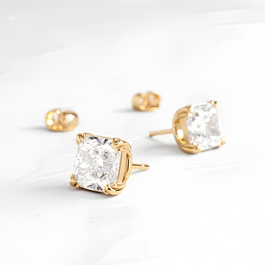 <span class=keywords><strong>Orecchini</strong></span> a lobo personalizzati con diamanti CVD taglio rotondo <span class=keywords><strong>da</strong></span> 1, 2 o 3 carati, montatura in oro vero 14k 18k, <span class=keywords><strong>orecchini</strong></span> con diamanti <span class=keywords><strong>da</strong></span> laboratorio - Product Image 5