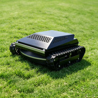 Tondeuse à gazon électrique sur chenilles de 1000 mm avec options de batterie 120 Ah ou 200 Ah, télécommande pour l'entretien des vergers, des parcs et des terrains