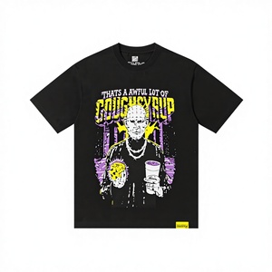 <span class=keywords><strong>Camiseta</strong></span> de Manga Corta Estampada para Hombre ALOC, 100% Algodón, Transpirable, Corte Regular - Product Image 5