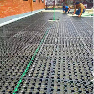 緑化景観屋上庭駐車場草補強プラスチックHDPE排水水フィルターボード - Product Image 1