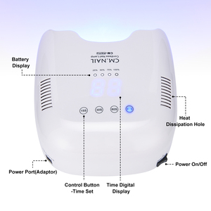 Nouvelle Lampe à Ongles Professionnelle Portable sans Fil Rechargeable 80W Haute Puissance pour Usage Domestique, Vente en Gros OEM/ODM 2025 - Product Image 3