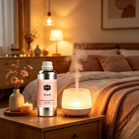 Huile de parfum à la pêche, longue durée et stable, idéale pour les projets de lotion corporelle, de savon, de bougies et de parfums d'ambiance.