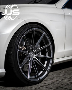 JJSEES Jantes en alliage forgées sur mesure <span class=keywords><strong>17</strong></span> 18 19 20 21 22 pouces 5x112 5x120 5x114.3 Jantes concaves profondes polies pour BMW G30 - Product Image 6