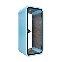 Cabine téléphonique insonorisée sur mesure pour 1 personne, cabine de bureau privée, cabine d'interprète
