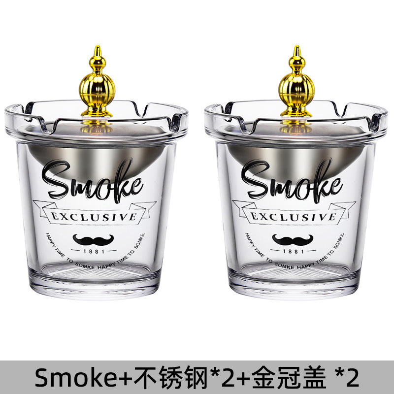 Version fumée *2 avec entonnoir et couvercle