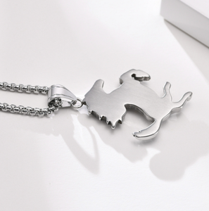 Moda Animal <span class=keywords><strong>caballo</strong></span> colgante collar de joyería de acero inoxidable personalizado hombres Hip Hop <span class=keywords><strong>caballo</strong></span> suéter cadena collar - Product Image 6