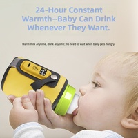 Penghangat Botol Bayi Portabel Multi-gear, Kontrol Suhu Cerdas, Model Universal, Penutup Penghangat Susu, Selongsong Insulasi