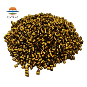 Golden glow color plastic gold masterbatch colorful granules of gold supplier chinese plastic