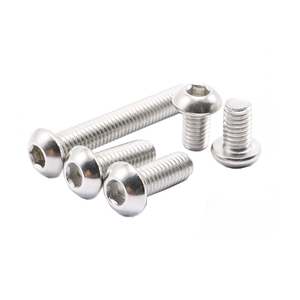 Metric 304 Stainless Steel Pan Head <b>Screws</b> Class 8.8 Standard Thread Plain Finish - Product Image 1