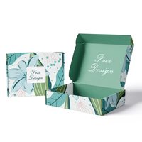 Boîtes d'expédition en carton ondulé biodégradable avec impression de logo de marque personnalisée, couleur pour l'expédition de marchandises, boîtes en papier