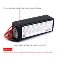 Batterie au lithium polymère Melasta en gros, 4S 25c 14.8v 2200mAh, packs de batteries Lipo personnalisés avec connecteur Deans-T pour jouets RC