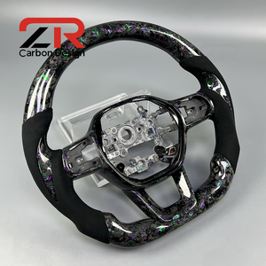 Volante de Fibra de Carbono Forjado para <span class=keywords><strong>Honda</strong></span> Civic 11.ª Generación, Civic Accord Fk8 Fk7 <span class=keywords><strong>Type</strong></span> <span class=keywords><strong>R</strong></span>, Acura CR-V XRV <span class=keywords><strong>CRV</strong></span> URV 2021 2022 <span class=keywords><strong>2023</strong></span> 2024 - Product Image 3