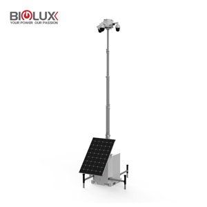 Torre de CCTV Solar Móvil BIGLUX HiTOWER para Áreas Exteriores como Obras de Construcción y Estacionamientos - Product Image 4