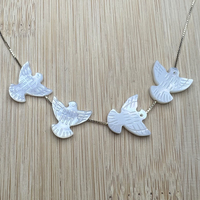 13.6*12.6mm perles de paix en coquillage de mer blanc naturel pierre précieuse en vrac pour la fabrication de bijoux à bricoler soi-même pour collier Bracelet accessoires