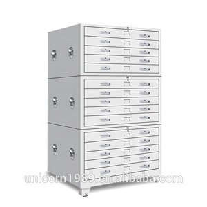 INS tasarım metal çekmece dosya dolabı, metal dosya dolabı ile indeks kartı, çok çekmeceli dosya dolapları - Product Image 2