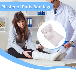 ผ้าพันแผลยิปซัม Gypsona สำหรับผ่าตัด ผ้าพันแผลยืดหยุ่นแบบใช้แล้วทิ้ง สำหรับทางการแพทย์และศัลยกรรมกระดูก ใช้ในโรงพยาบาล - Product Image 2