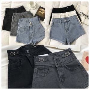 Shorts de Mezclilla de Verano Más Vendidos, Shorts de Mezclilla de Diseño Mixto para Mujer, Shorts de Mezclilla Modernos para Mujer Adulta - Product Image 3