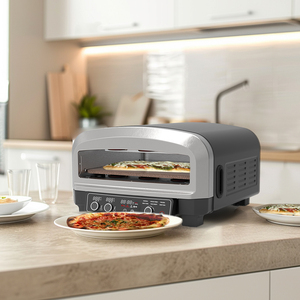 Recién llegado, horno eléctrico multifuncional para Pizza, horno portátil de escritorio para freír aire, horno para Pizza de 2000W - Product Image 4
