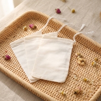 Sacs de bain réutilisables DIY personnalisés 10x15cm, grands sachets de thé aux herbes, pochette en coton mousseline pour le rangement