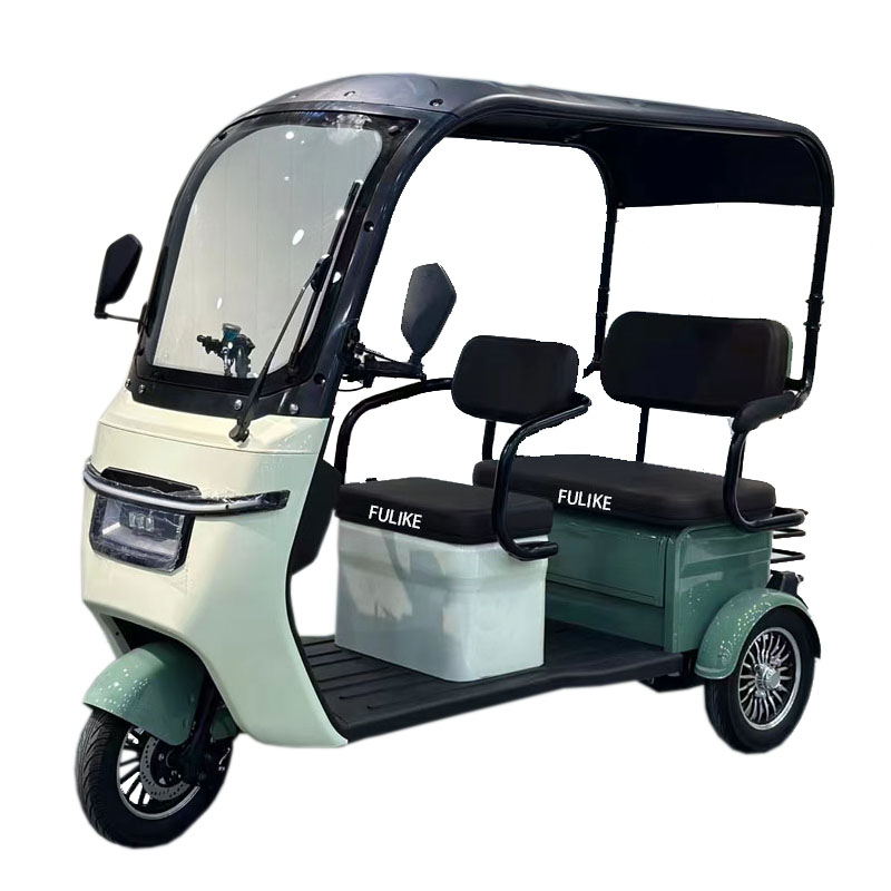 FULIKE新しい大人の電動トライクバイクEV3輪三輪車屋根付き電動