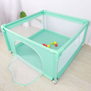 Enceinte de jeu pour bébé avec garde-corps de sécurité pour <span class=keywords><strong>apprendre</strong></span> à marcher et à ramper pour <span class=keywords><strong>la</strong></span> chambre à coucher. - Product Image 2
