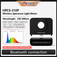 Testeur de spectre PPFD HPCS-310P, testeur de spectre PAR, testeur de Lux, CCT, CRI, spectromètre de spectre lumineux avec logiciel PC