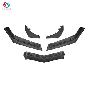 Lèvre de pare-chocs avant en plastique couleur fibre de carbone compatible avec Chevrolet <span class=keywords><strong>Corvette</strong></span> <span class=keywords><strong>C8</strong></span> <span class=keywords><strong>Z06</strong></span>, séparateur de lèvre de pare-chocs avant <span class=keywords><strong>2023</strong></span>+ - Product Image 5