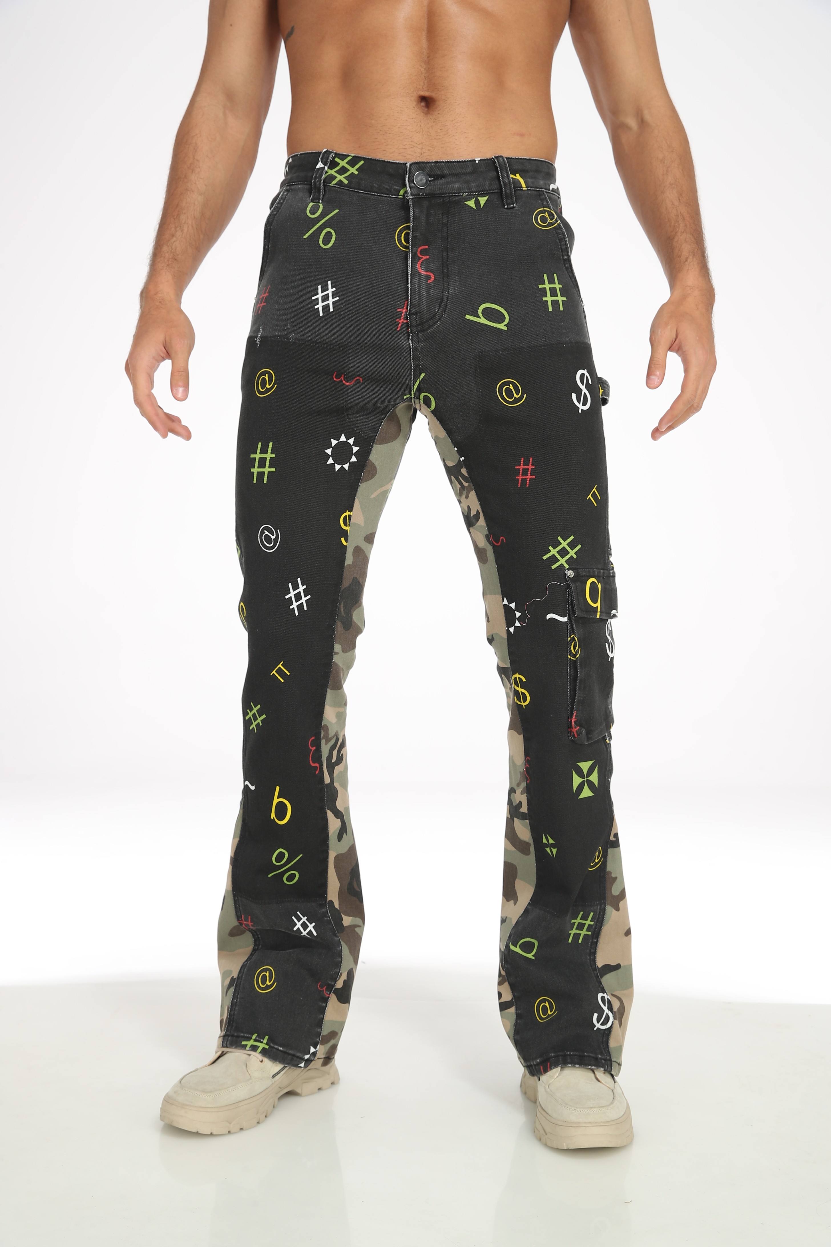 สีดำ-ลายพราง