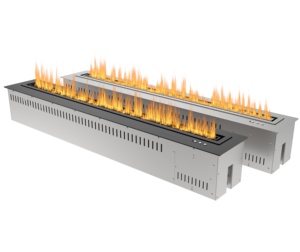 Calentadores de Bioetanol Eléctricos Inteligentes con Control Remoto, Chimenea Moderna de Acero para Interiores de Apartamentos - Product Image 5