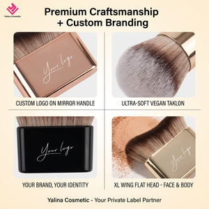 Brocha Aplicadora de Autobronceador Kabuki, Brocha de Maquillaje Corporal, Brocha para Crema Autobronceadora y Bronceador Corporal - Product Image 2