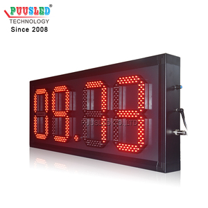 PUUSLED Game pesta tantangan 10 detik <span class=keywords><strong>Timer</strong></span> Game LED 7 segmen Digital jam hitung merah dengan tombol mulai berhenti - Product Image 3