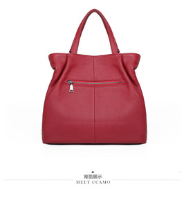 Wholesale New Fashion Women Handbags Ladies Genuine Leather Larger Capacity Tote <b>Bags</b> Ladies Shoulder <b>Bags</b> - Product Image 5