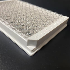 Piring sel plastik sekali pakai, pelat steril 96 sumur, piring budaya tisu untuk laboratorium - Product Image 3