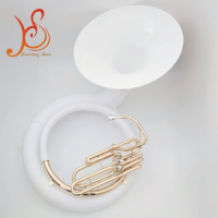 Sousaphone professionnel en fibre de verre BBb léger pour fanfare, idéal pour les performances des groupes scolaires