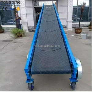 Gelişmiş taşınabilir düz zincirli konveyör kemer makinesi kum ve çakıl için ağır kauçuk bant konveyör imalatı - Product Image 2