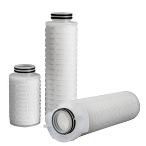 Cartouche plissée PES à faible teneur en protéines 0.26 M2 composant de filtre PES double couche haute efficacité pour la filtration des produits laitiers - Product Image 5