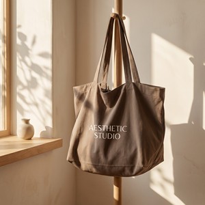 <span class=keywords><strong>Bolsa</strong></span> <span class=keywords><strong>de</strong></span> Mano <span class=keywords><strong>de</strong></span> Lona Estética Minimalista Premium, <span class=keywords><strong>Bolsa</strong></span> <span class=keywords><strong>de</strong></span> Hombro <span class=keywords><strong>de</strong></span> Algodón Suave <span class=keywords><strong>de</strong></span> Lujo con Logotipo Personalizado para Boutique, Estudio <span class=keywords><strong>de</strong></span> Yoga, Estilo Eco-Chic - Product Image 1