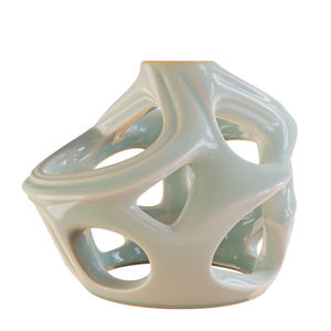 Vente en gros de grotte à poissons en céramique blanche minimaliste, ornement d'aquarium lisse, aquarium personnalisé pour aquascapes design et décoration intérieure - Product Image 2