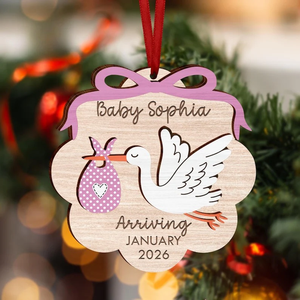 Faveurs de fête, plaque personnalisée d'annonce de <span class=keywords><strong>naissance</strong></span> de bébé, cadeau souvenir photo, cadre d'album photo en bois - Product Image 2