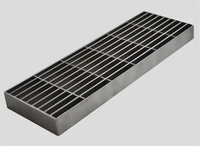 Grille en acier galvanisé à chaud, soudée, dentelée, résistante à l'eau, anticorrosion, pour plateforme industrielle, tranchée, sol, parc, extérieur