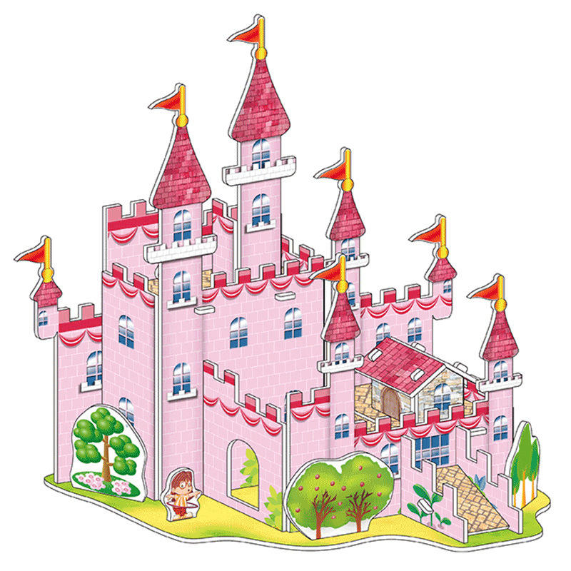 1890-E Pink Castle